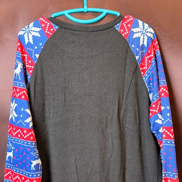 DOLNINE Women's Plus Size 14W-28W Christmas Sweatshirt Long Sleeve Oversized Tun - Picture 12 of 13